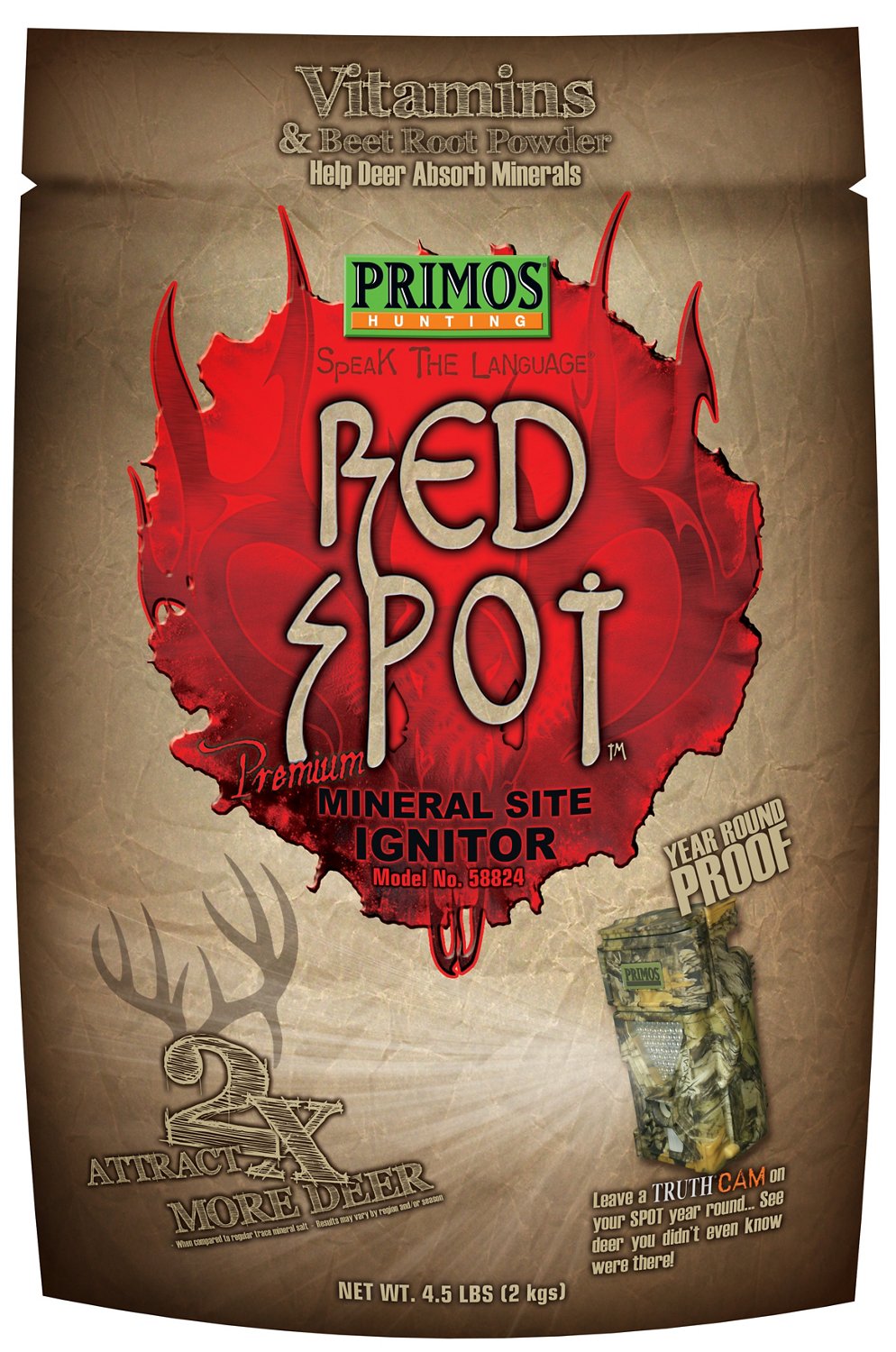 Primos Red Spot 4 lb. Premium Mineral Site Igniter