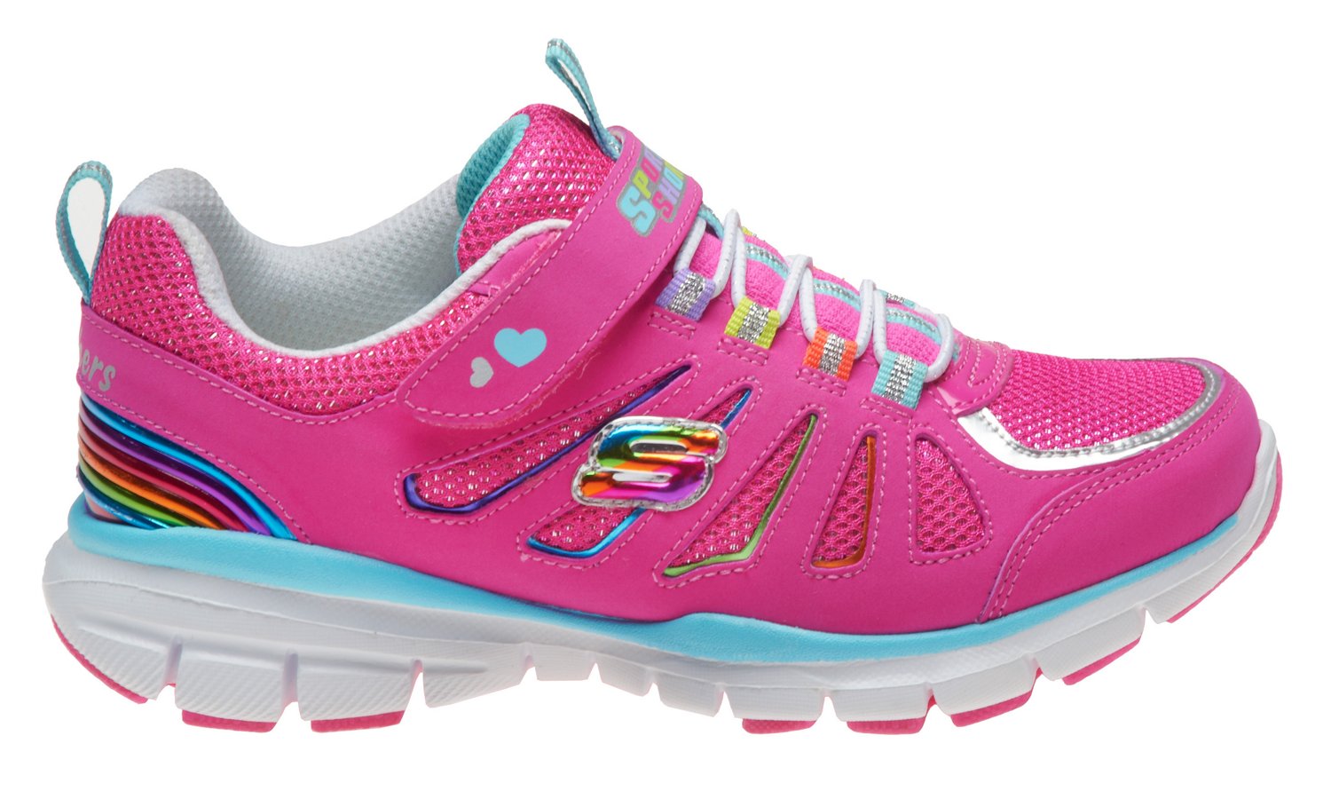 SKECHERS Girls' Sporty Shorty Lite Spirit Shoes
