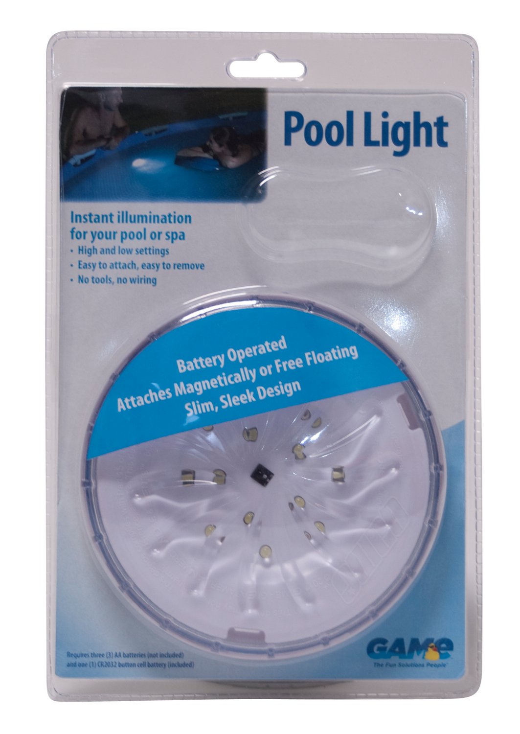 GAME White LED Mag Pool Wall Light