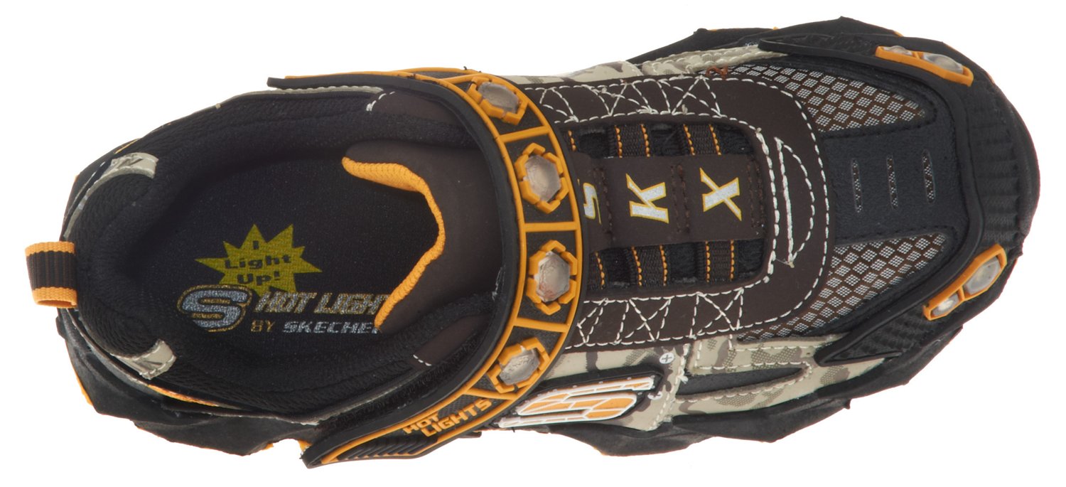 SKECHERS Boys' Hot Lights Ibex - Humvee Light-Up Athletic Lifestyle Shoes thumbnail