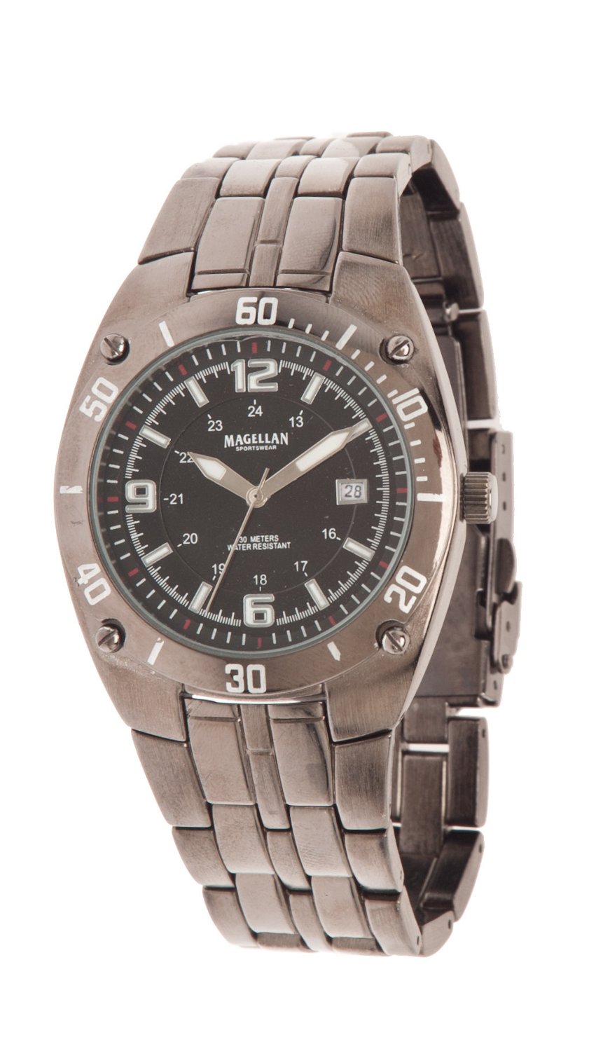 Magellan Outdoors Men's Quartz Analog Watch with Date