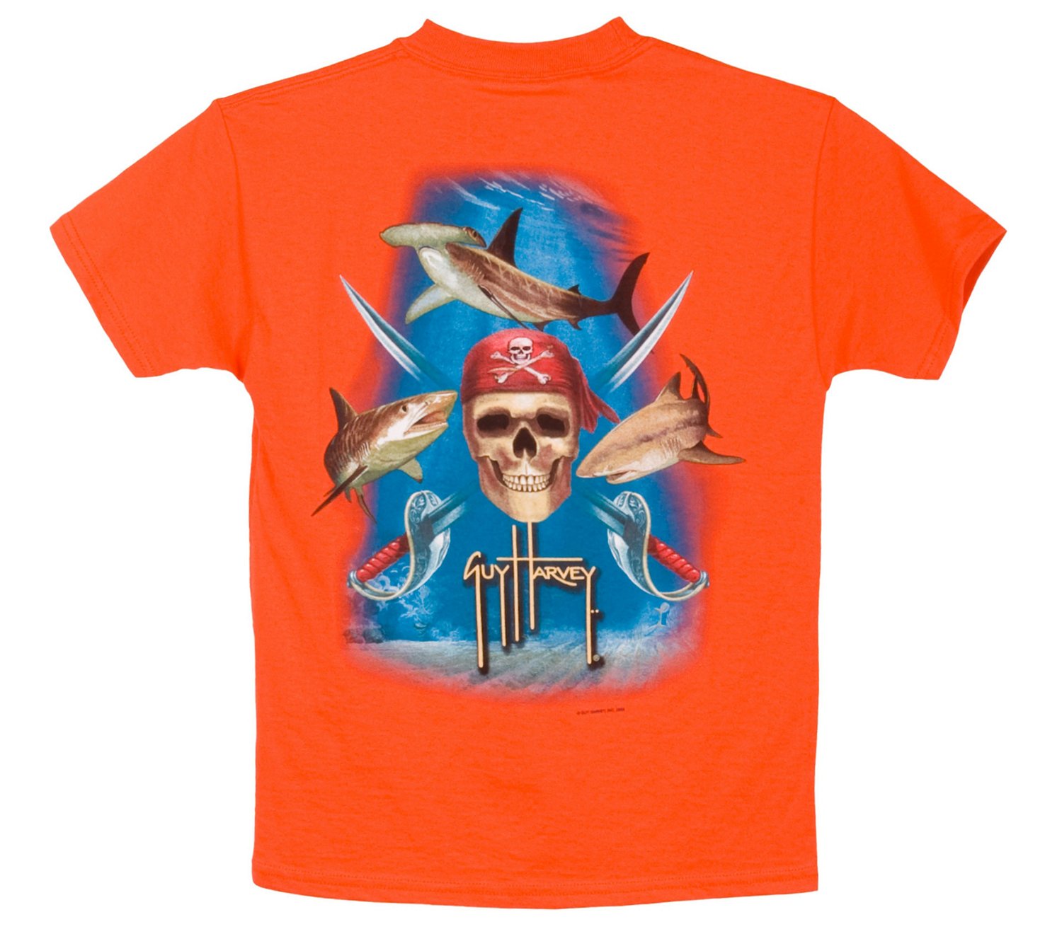 Guy Harvey Boys' Pirate Shark T-shirt