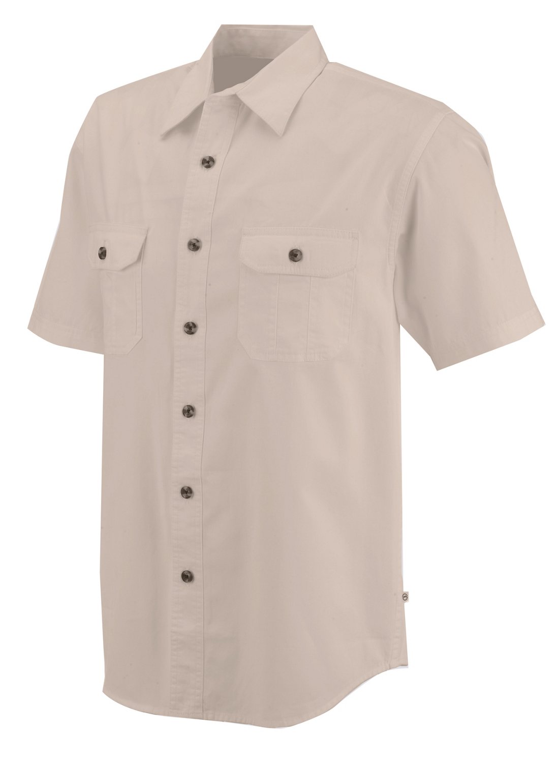 Magellan Outdoors Men's Short Sleeve Sueded Twill Shirt