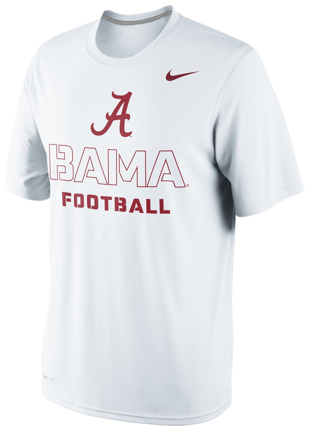 Nike Men's University of Alabama Practice Weight Room Legend Short Sleeve T-shirt