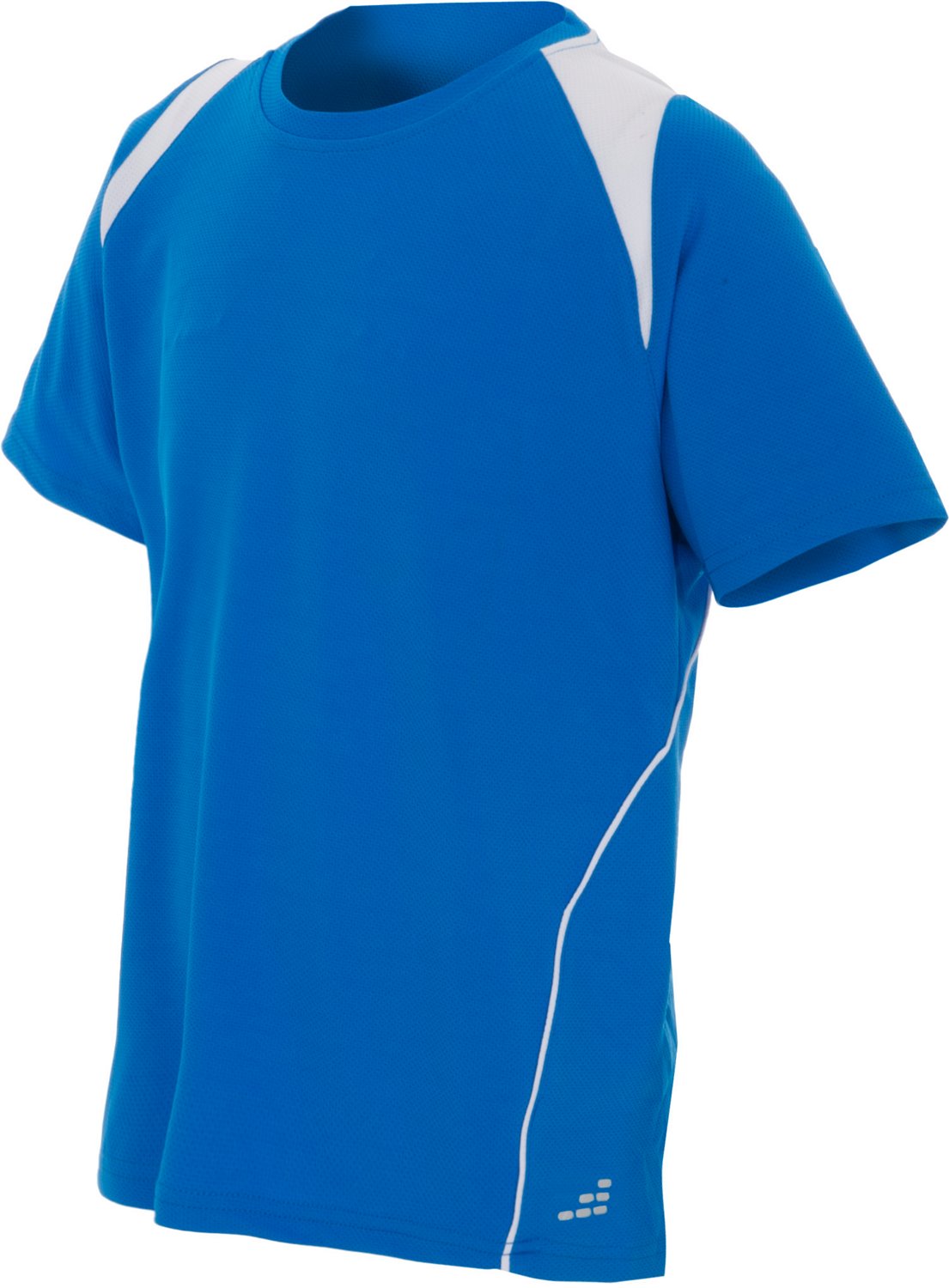 BCG Boys' Pieced and Piped Tennis Crew Short Sleeve T-shirt