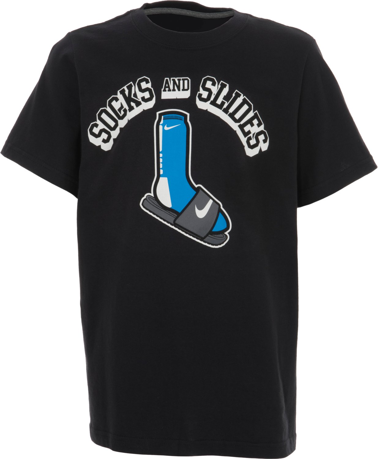 Nike Boys' Sock and Slides T-shirt