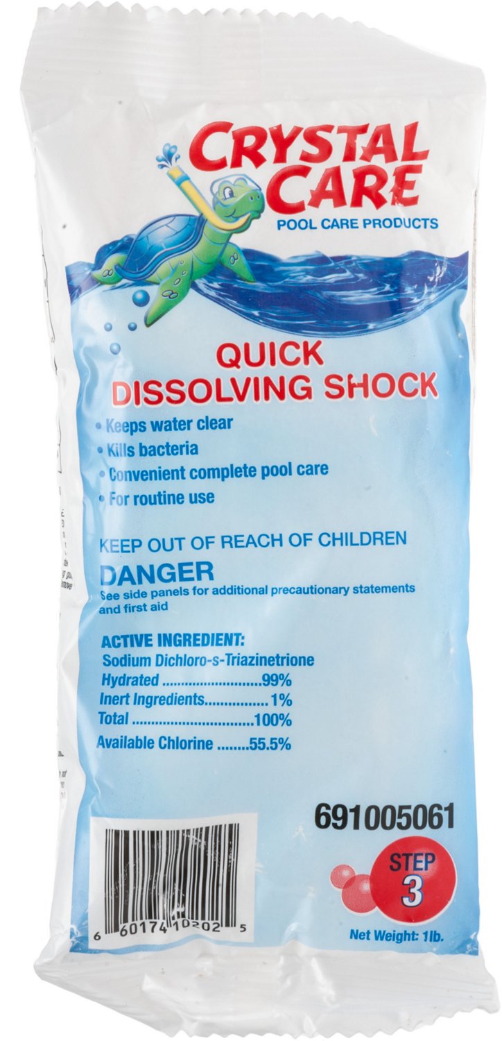 Crystal Care Quick-Dissolving Chlorine Shock