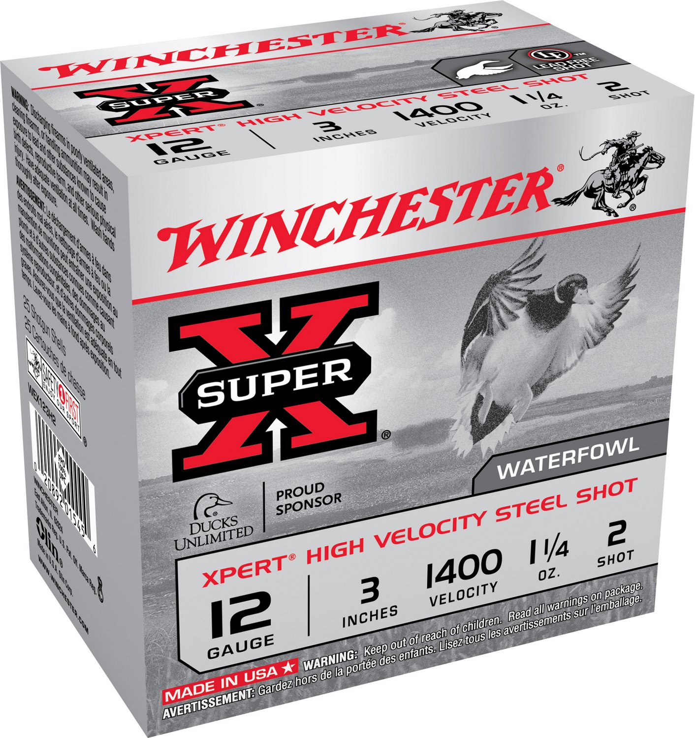 Winchester Xpert® Hi-Velocity Steel 12 Gauge Shotshells