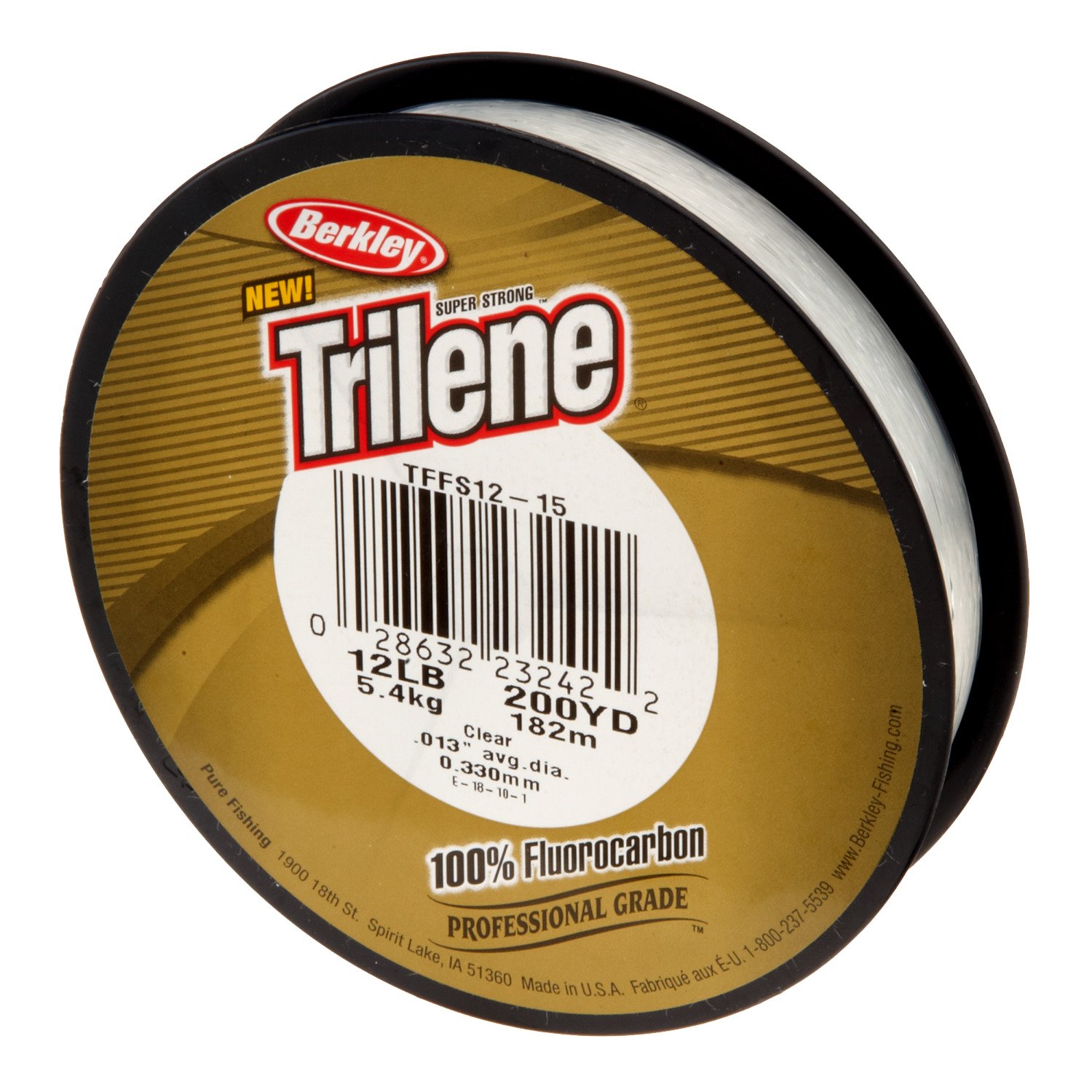 Berkley® Trilene® Professional Grade 12 lb - 200 yards 100% Fluorocarbon Fishing Line