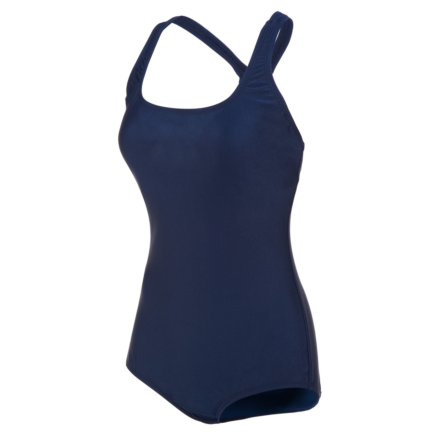 Speedo Women's Solid Ultraback Conservative Swimsuit
