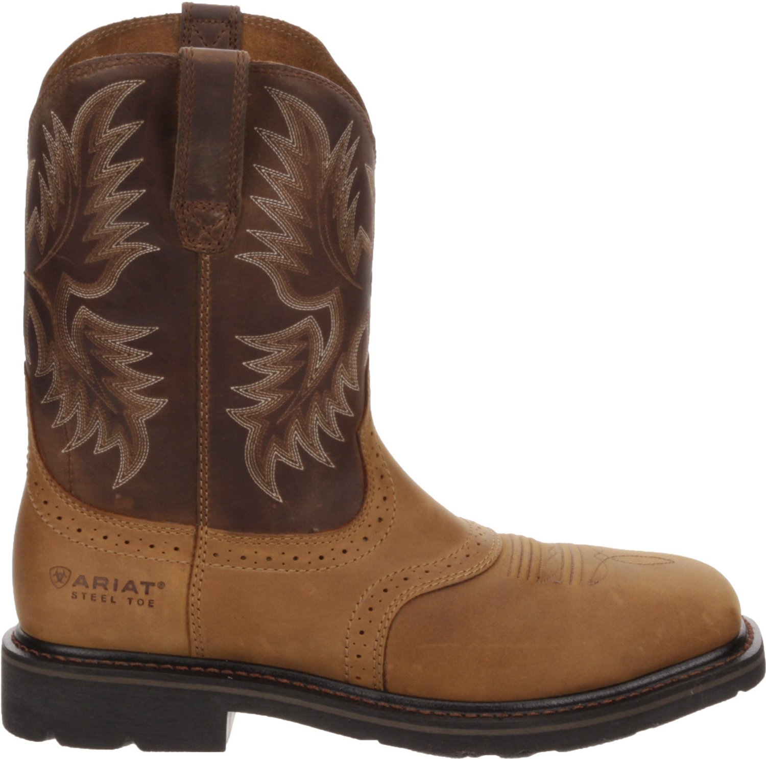 Ariat Men's Sierra Wide Square-Toe Western Wellington Work Boots