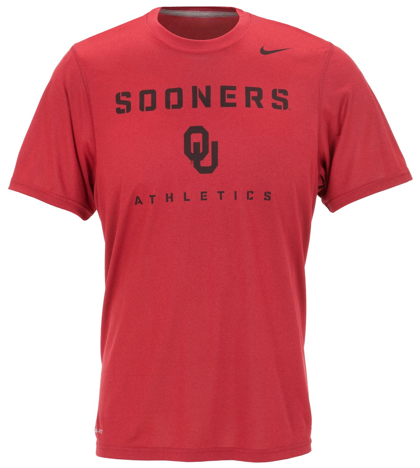 Nike Men's University of Oklahoma Dri-FIT Athletics Legend Short Sleeve T-shirt
