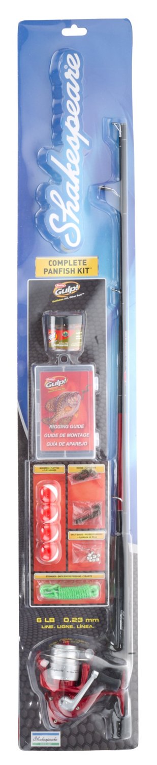 Shakespeare® 5' M Freshwater Panfish Spinning Rod and Reel Combo Kit