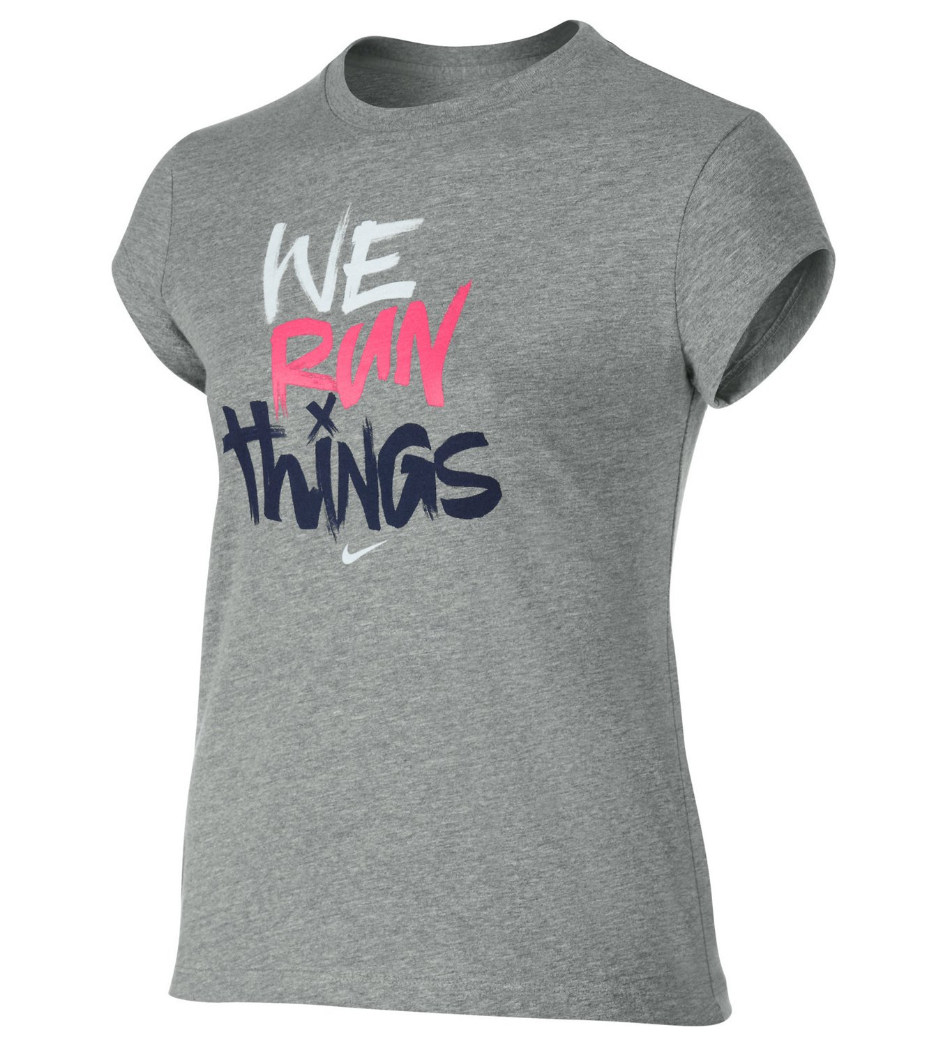 Nike Girls' Short Sleeve We Run Things T-shirt thumbnail
