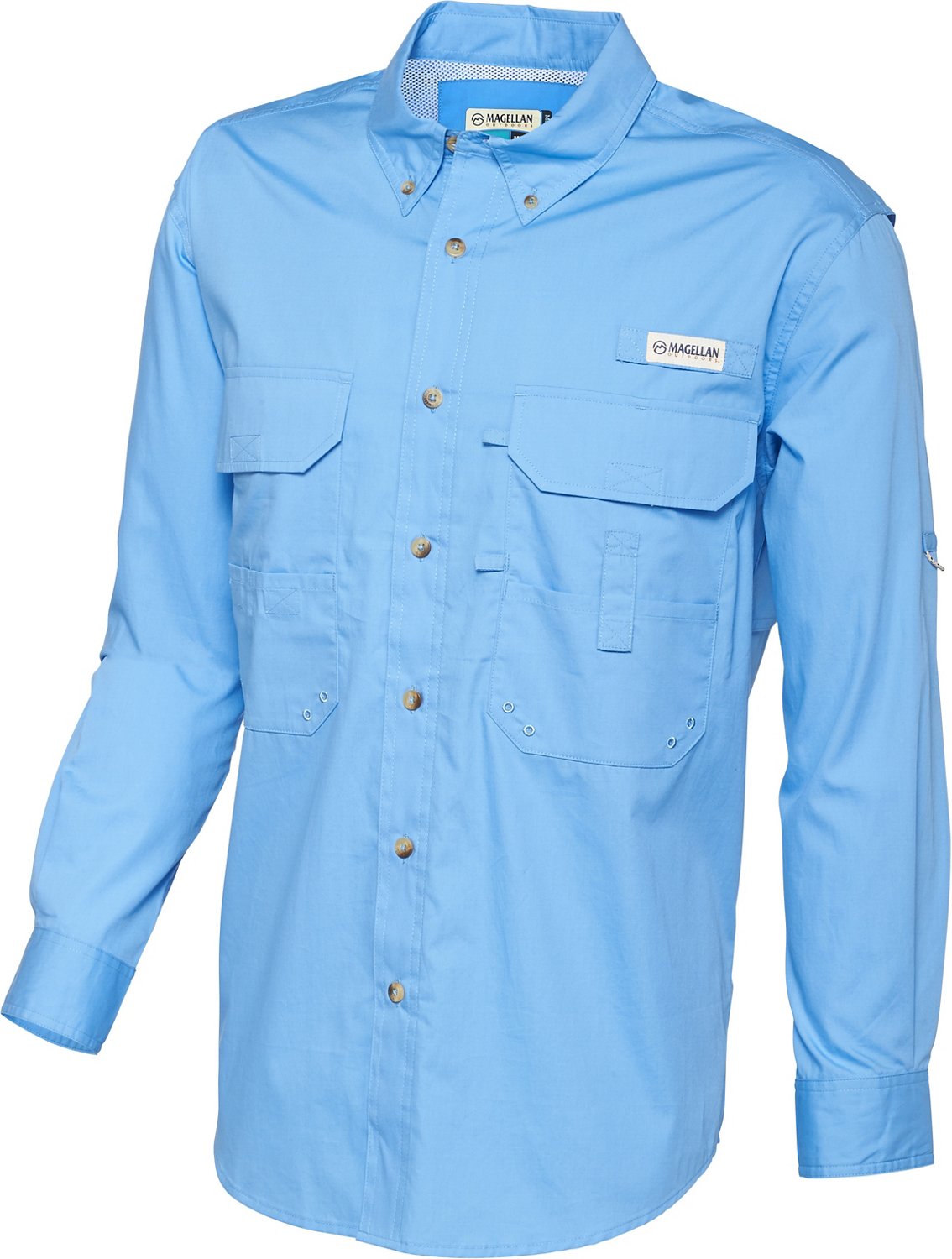 Magellan Outdoors Men's Lake Fork Poplin Fishing Shirt