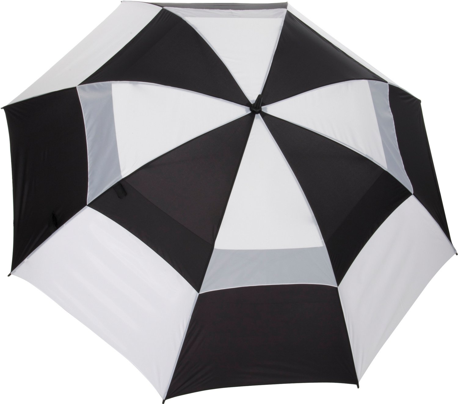 Wilson Ultra 68" Black and White Dual-Canopy Umbrella
