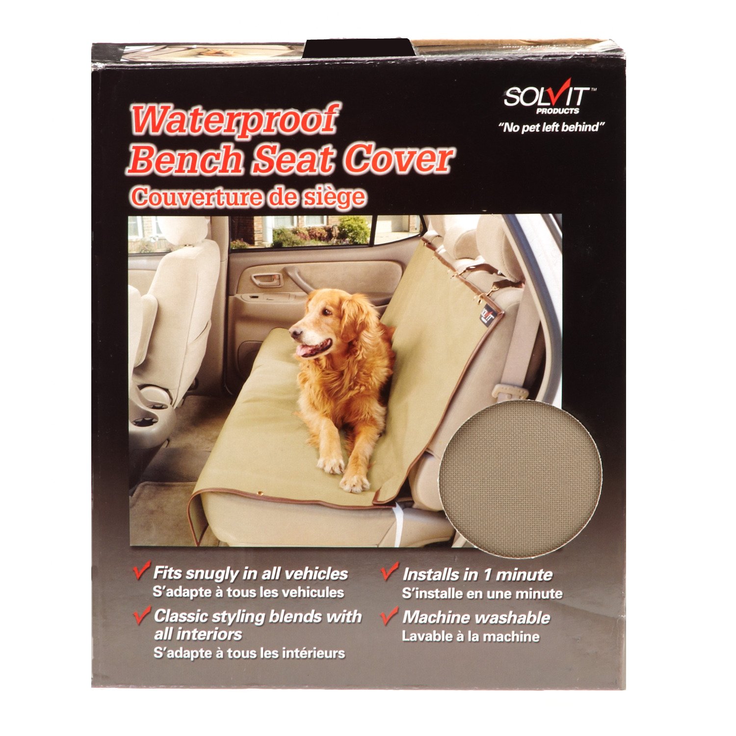 Solvit Sta-Put™ Waterproof Bench Seat Cover