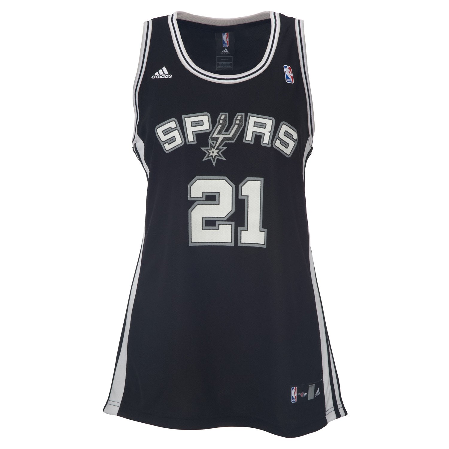 adidas Women's Spurs Tim Duncan #21 Replica Jersey