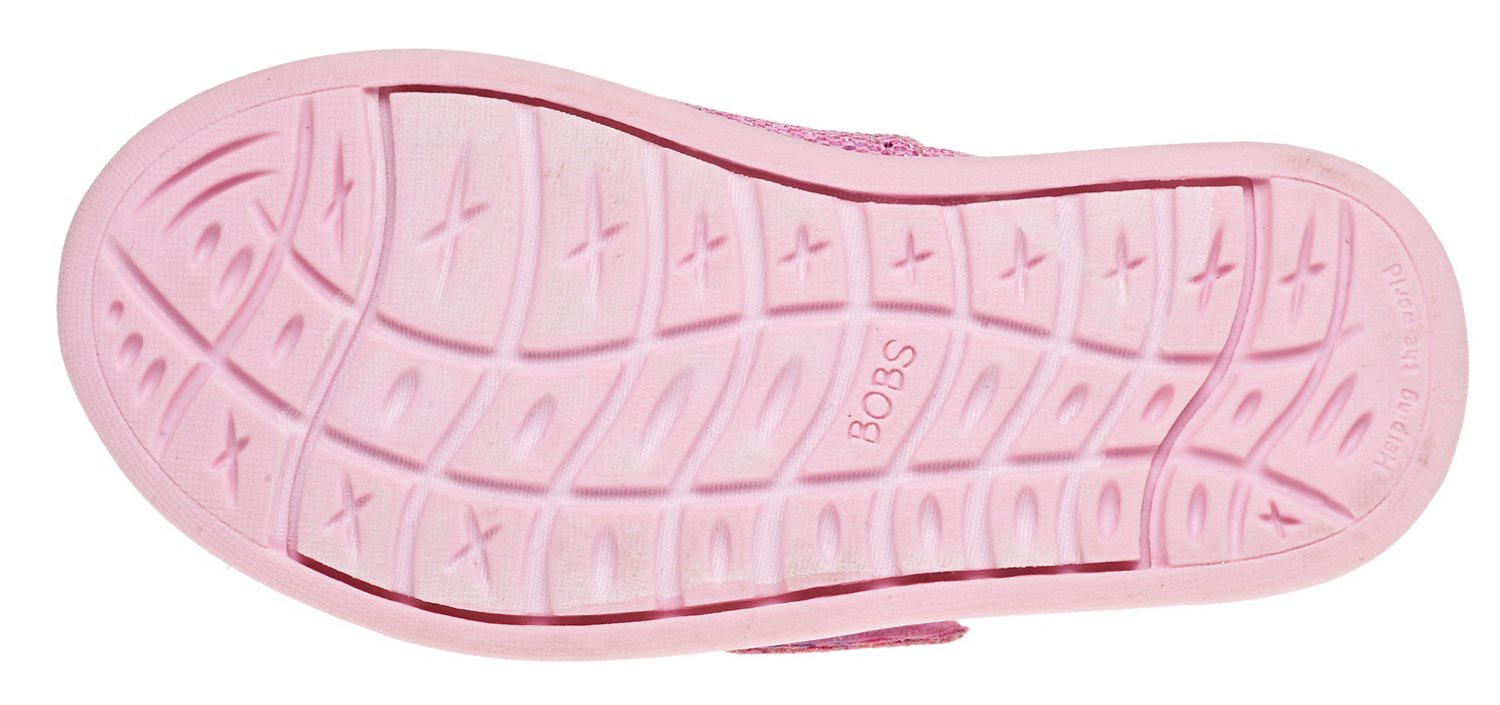 SKECHERS Girls' Bobs World Sparkle Casual Shoes thumbnail