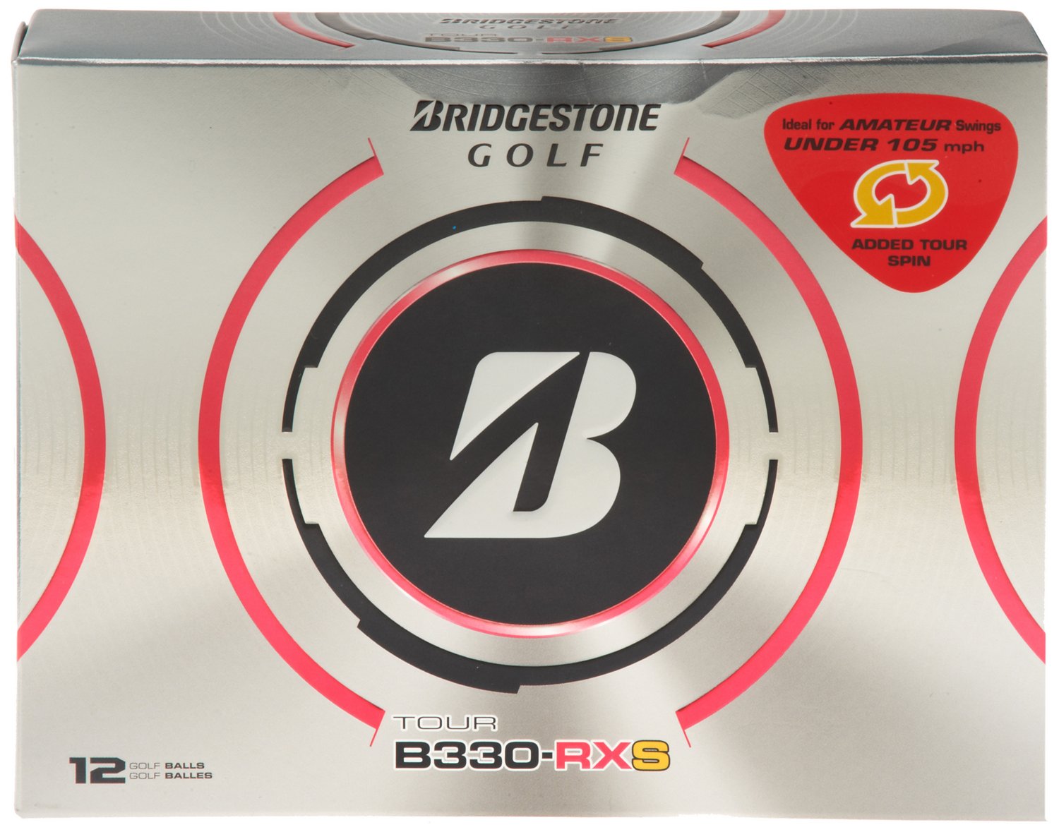 Bridgestone Golf B330-RXS Series Golf Balls 12-Pack