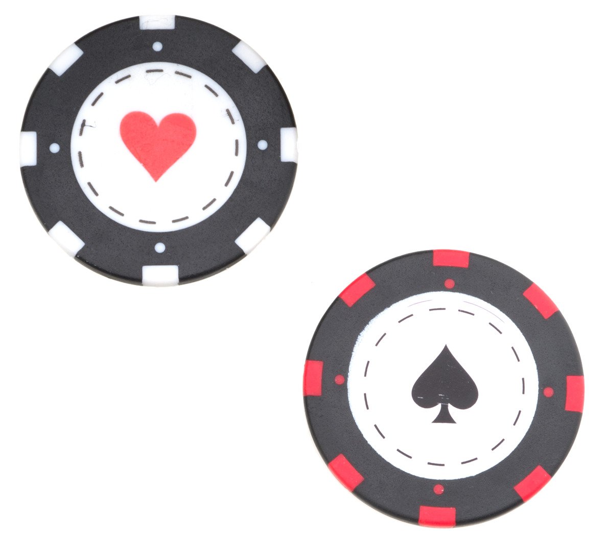 Golfmate® Poker Chip Ball Markers 2-Pack