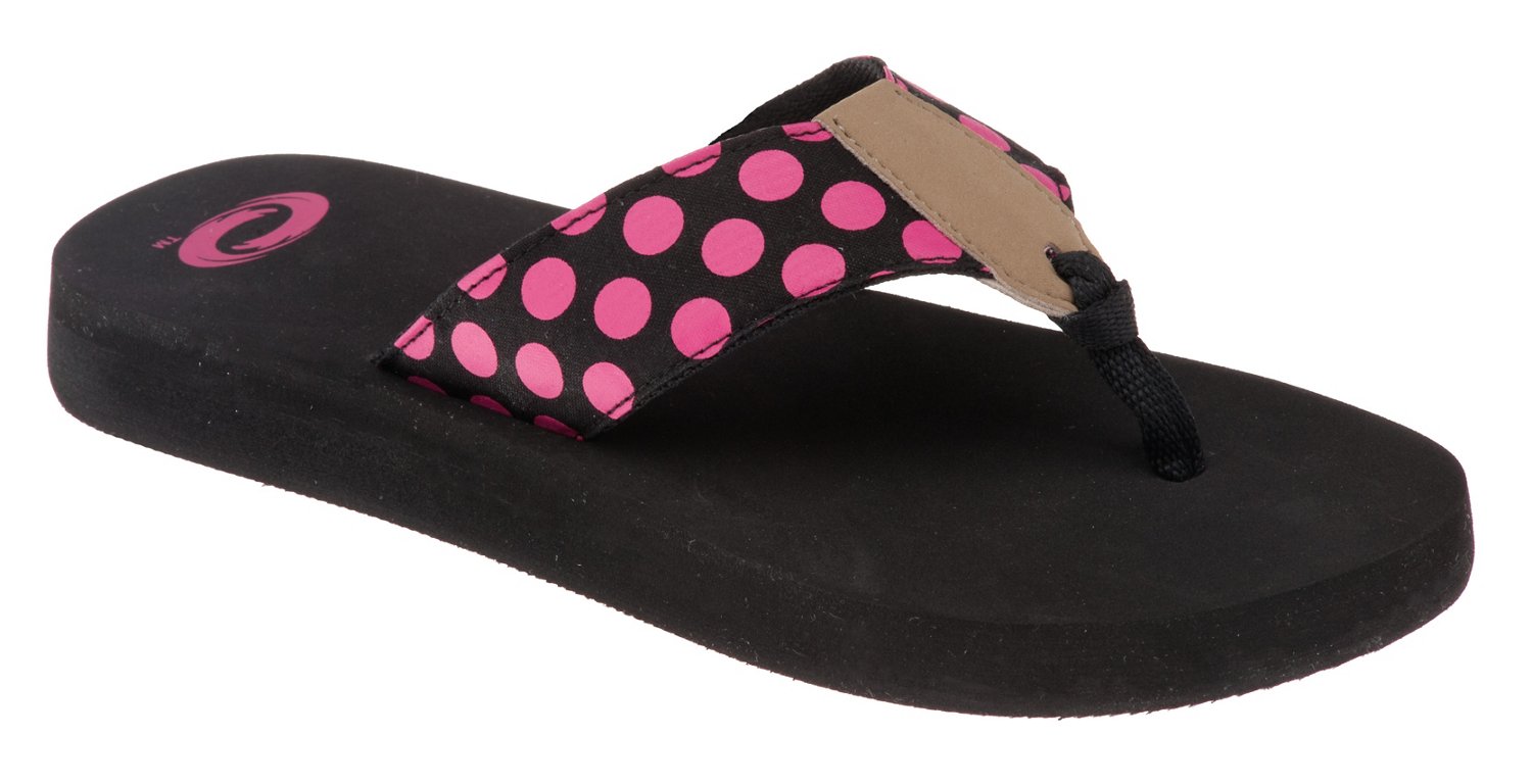 O'rageous® Women's Isabella Dots Thong Sandals thumbnail