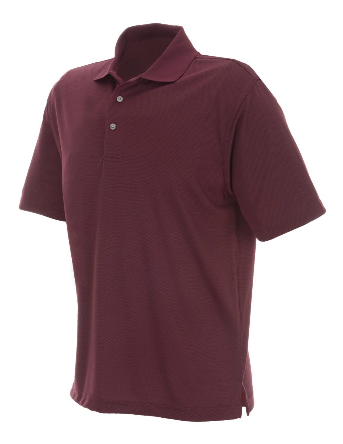 PGA Tour Men's Solid Golf Polo Shirt