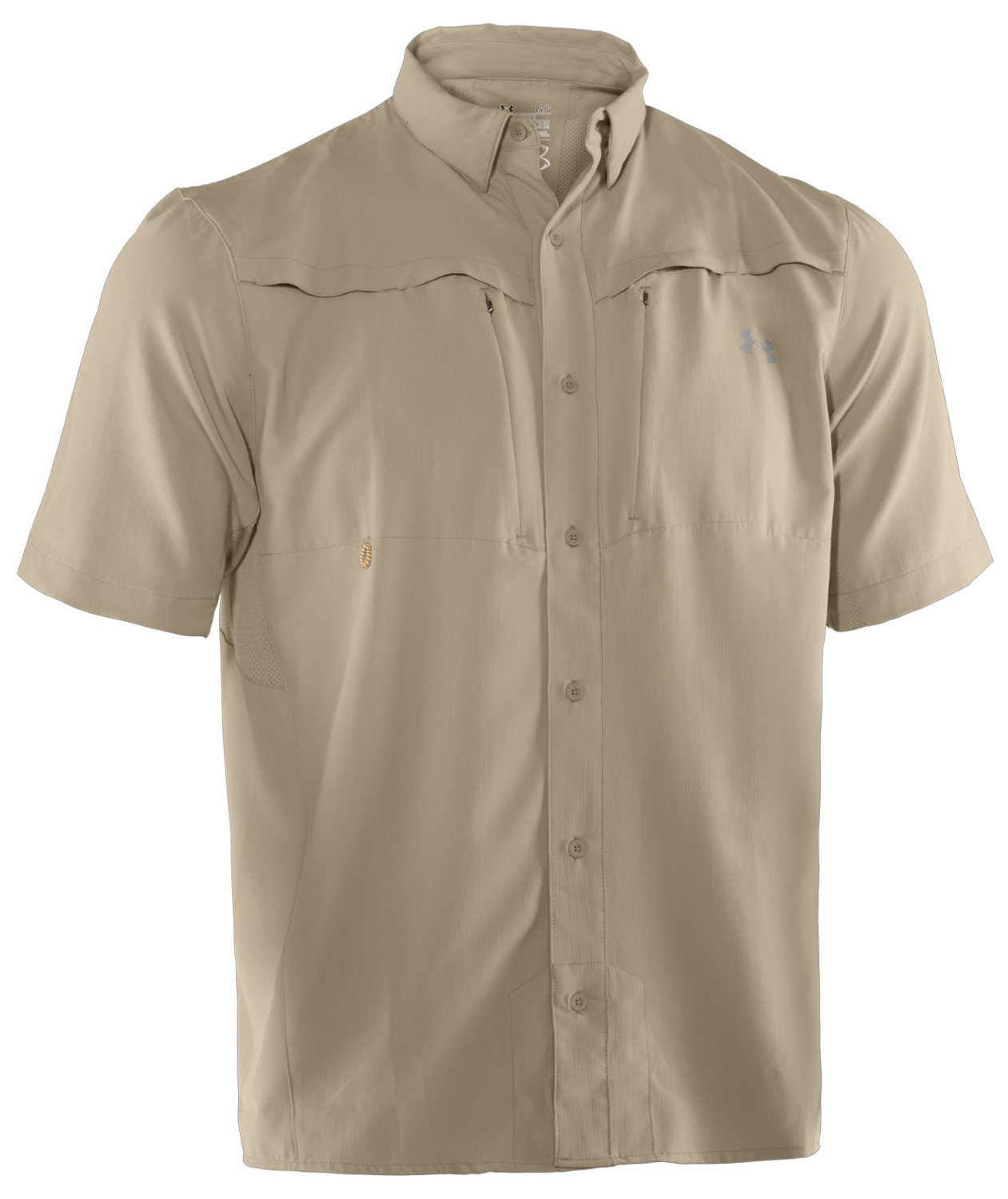 Under Armour® Men's Ventilated Woven Short Sleeve Fishing Shirt