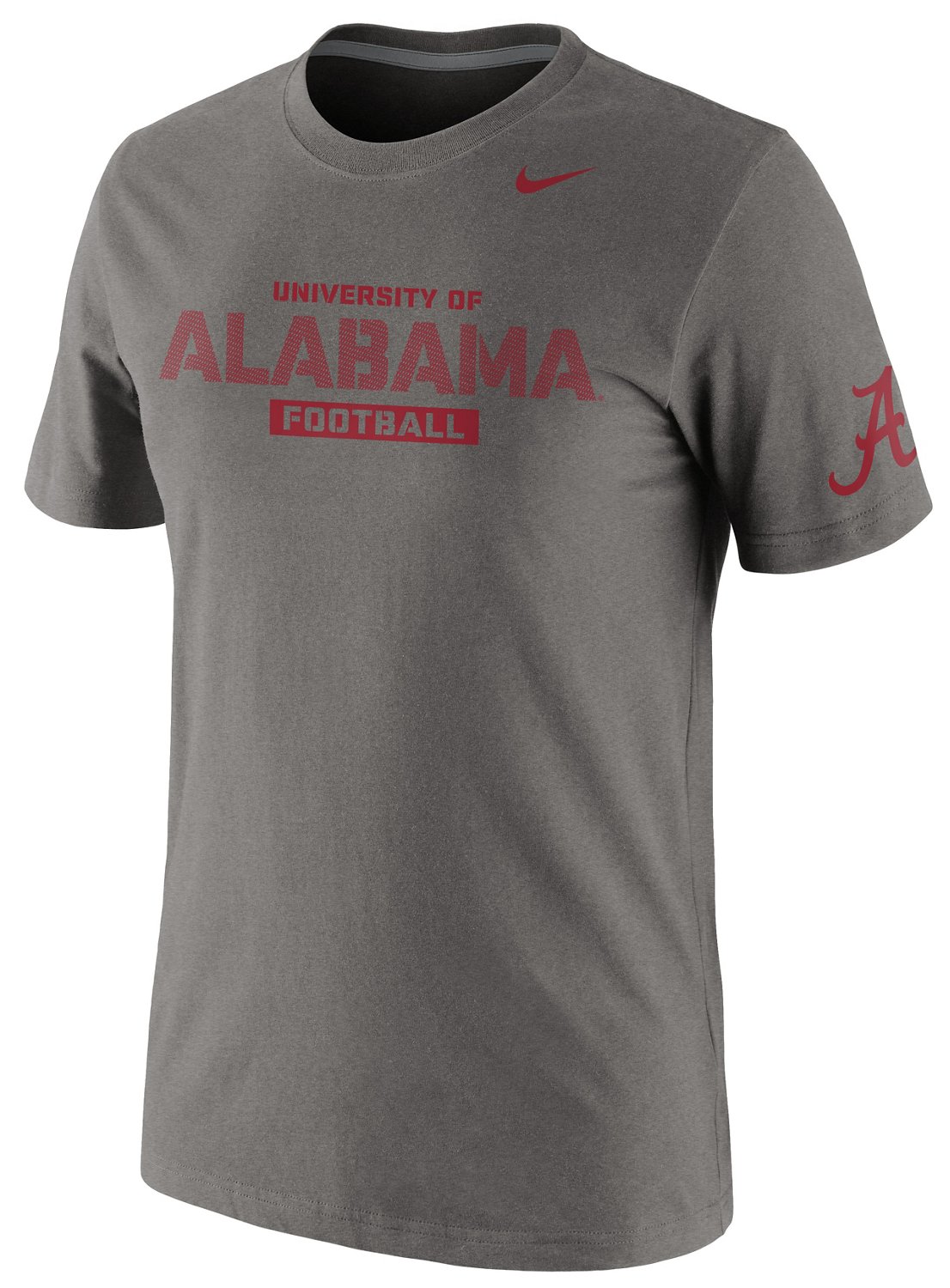Nike Men's University of Alabama Practice Team Issue Short Sleeve T-shirt