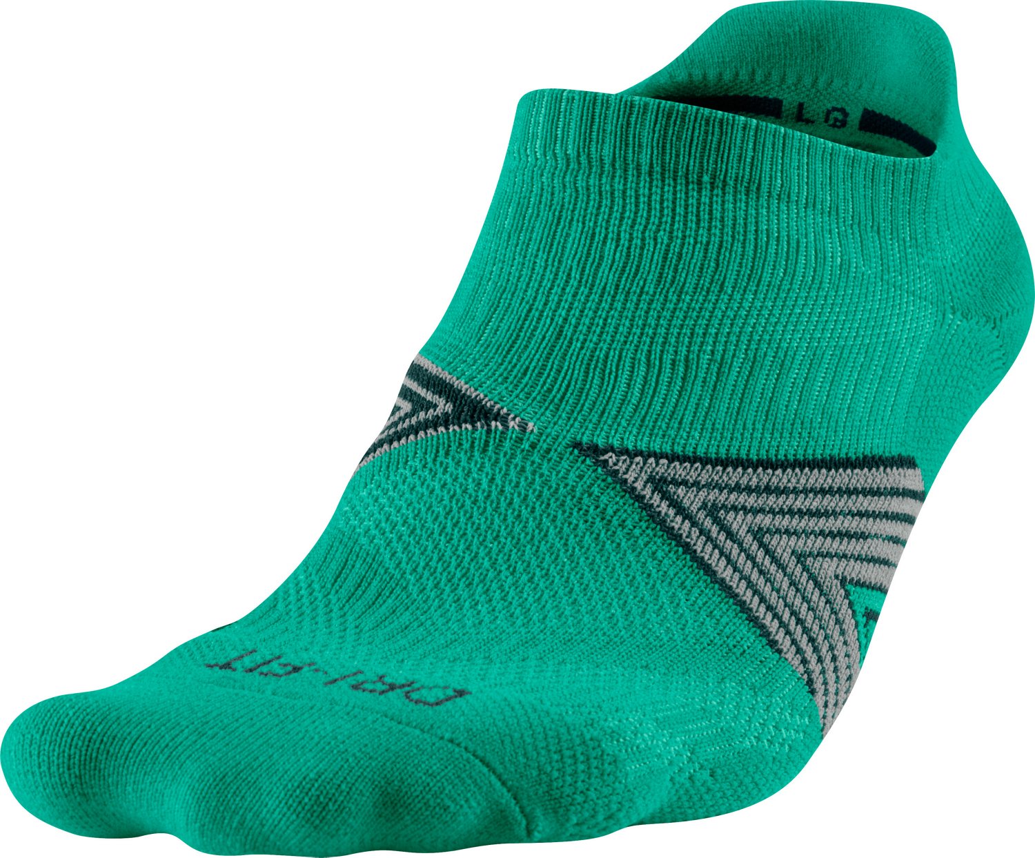 Nike Adults' Dri-FIT Cushion Dynamic Arch No-Show Running Socks