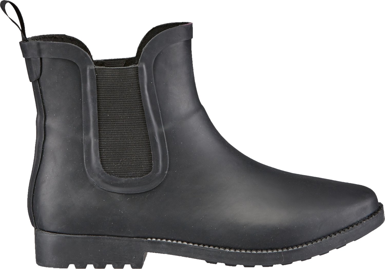 black rain boots for women