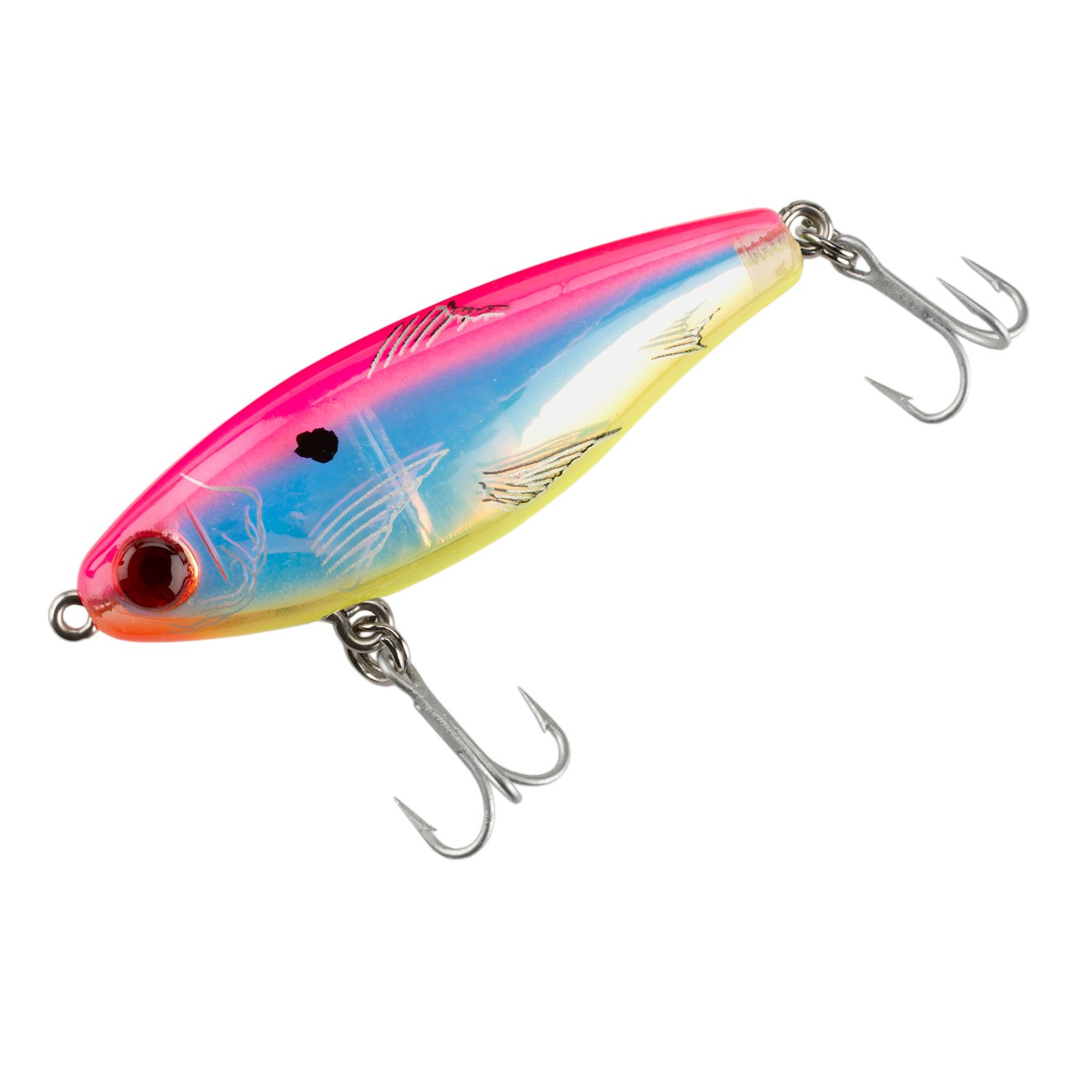 Hot Pink/Chartreuse/Silver Luminescence