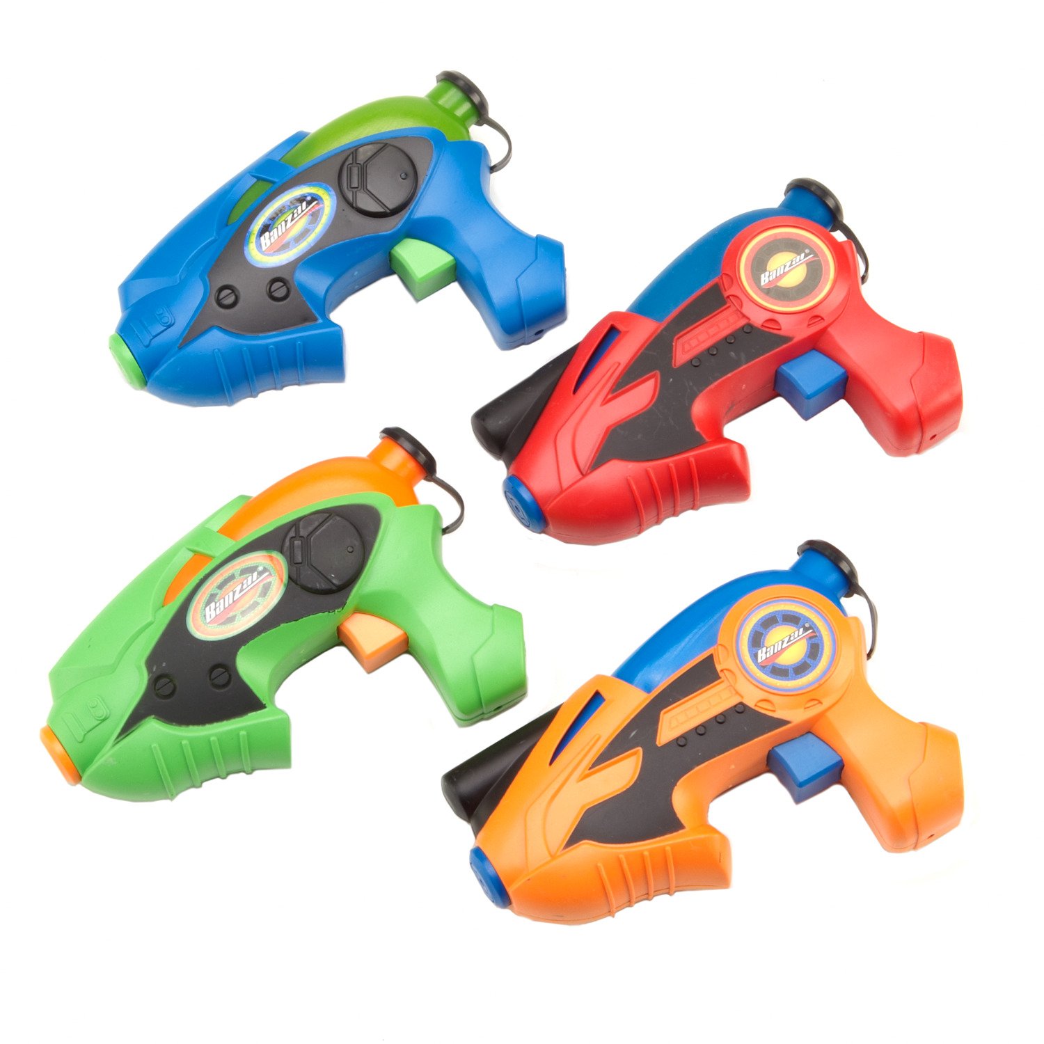 Banzai Quick-Draw Blasters 4-Pack
