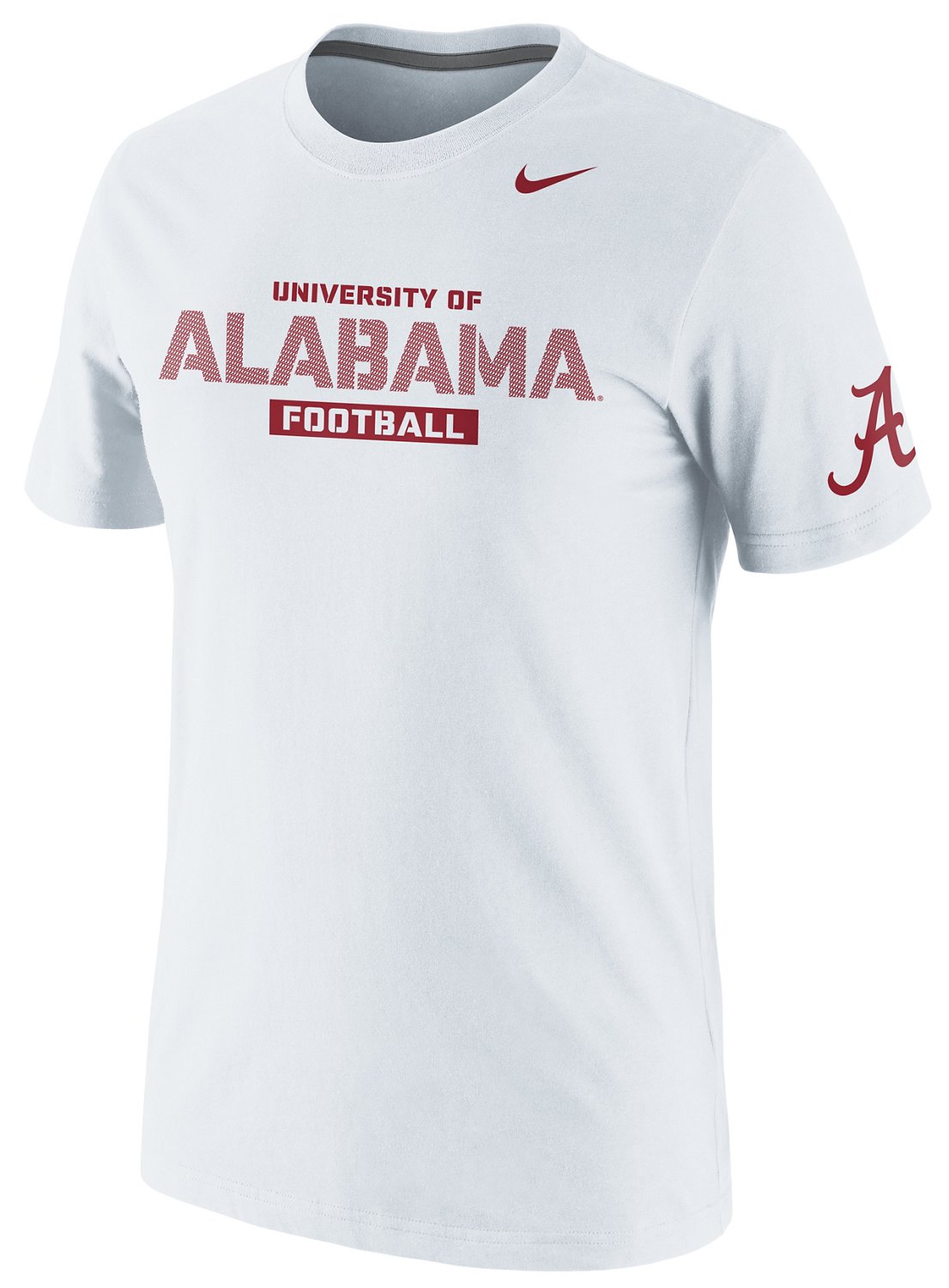 Nike Men's University of Alabama Practice Team Issue Short Sleeve T-shirt
