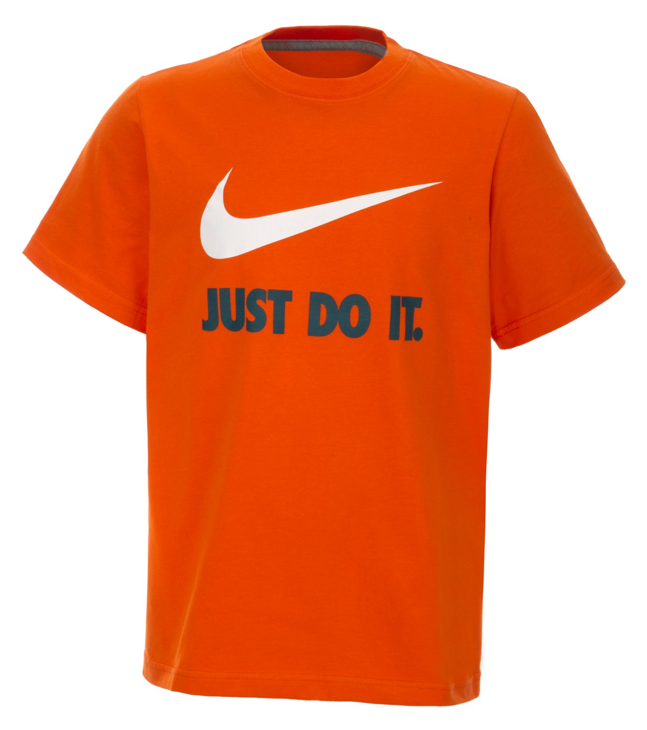 Nike Boys' QT Just Do It Swoosh Short Sleeve Crew T-shirt