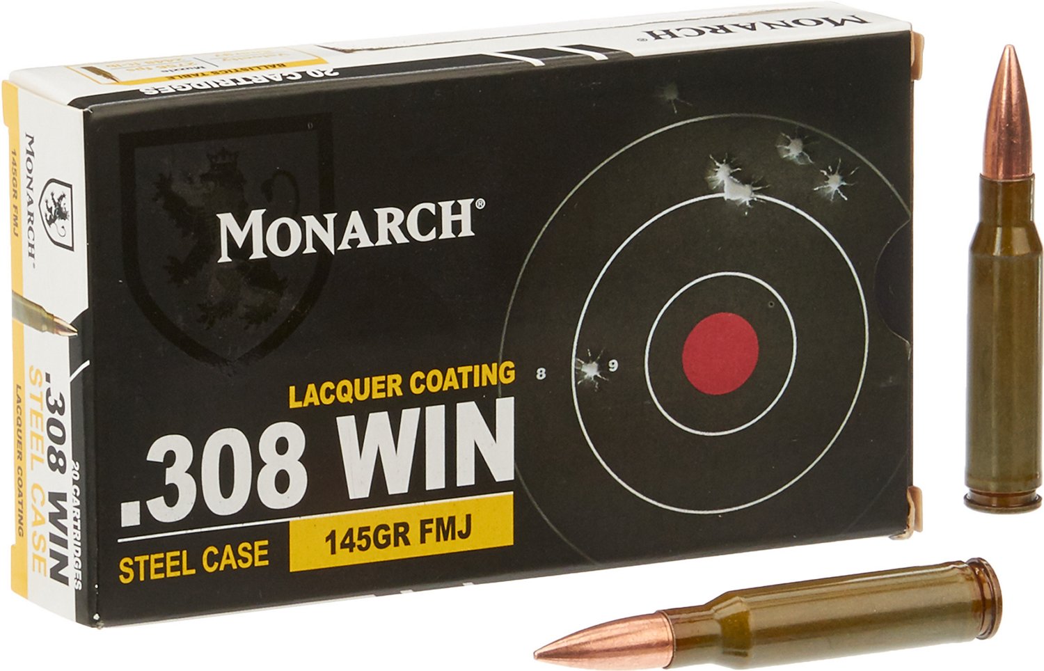 Monarch FMJ .308 Winchester 145-Grain Rifle Ammunition