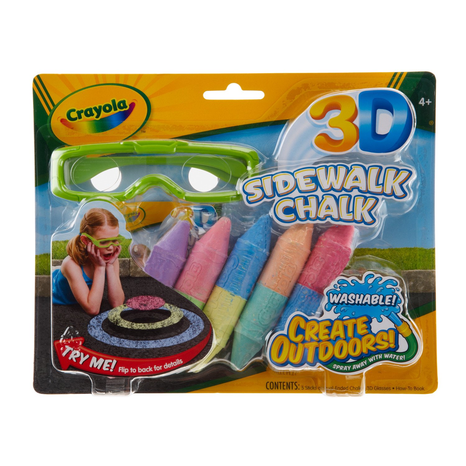 Crayola 3-D Sidewalk Chalk