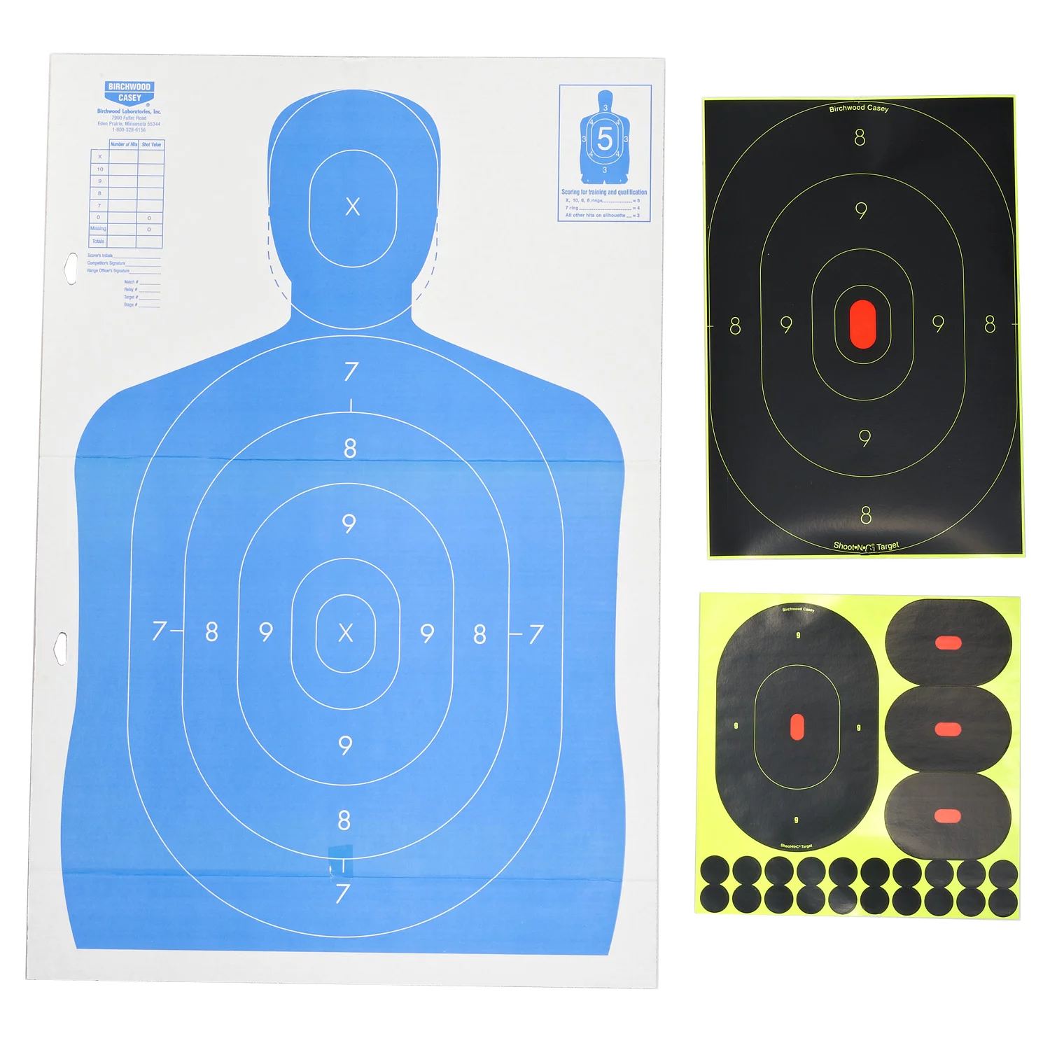 Academy - Birchwood CaseyÂ® Shoot-N-CÂ® Silhouette Target Kit
