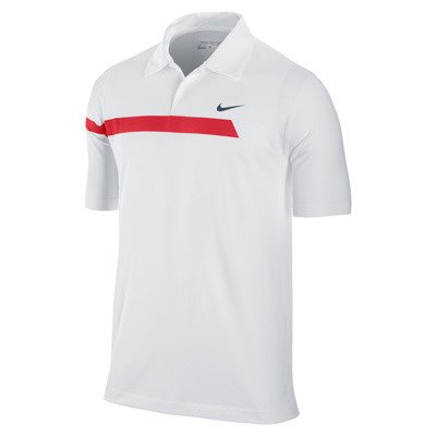 Nike Men's Tour Performance Geo Chest Stripe Golf Polo