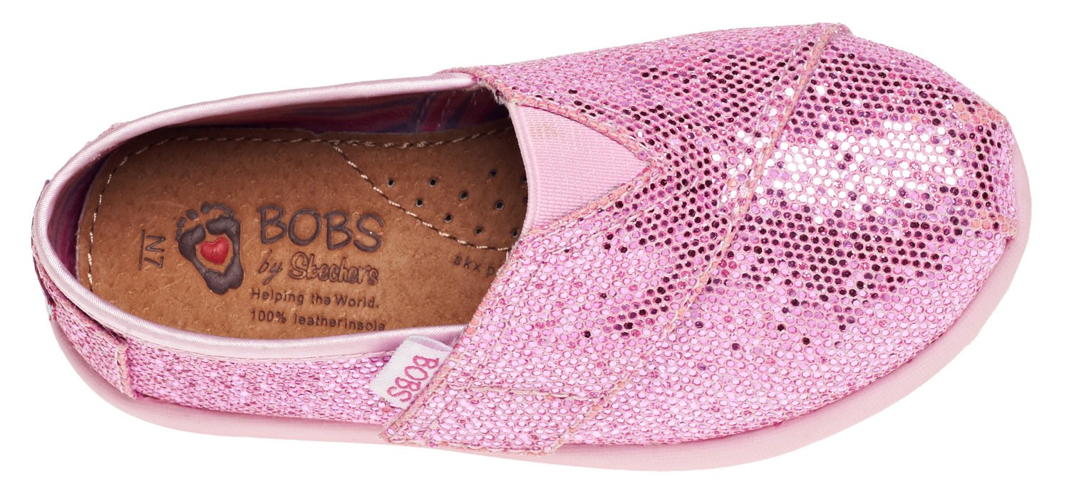 SKECHERS Girls' Bobs World Sparkle Casual Shoes thumbnail