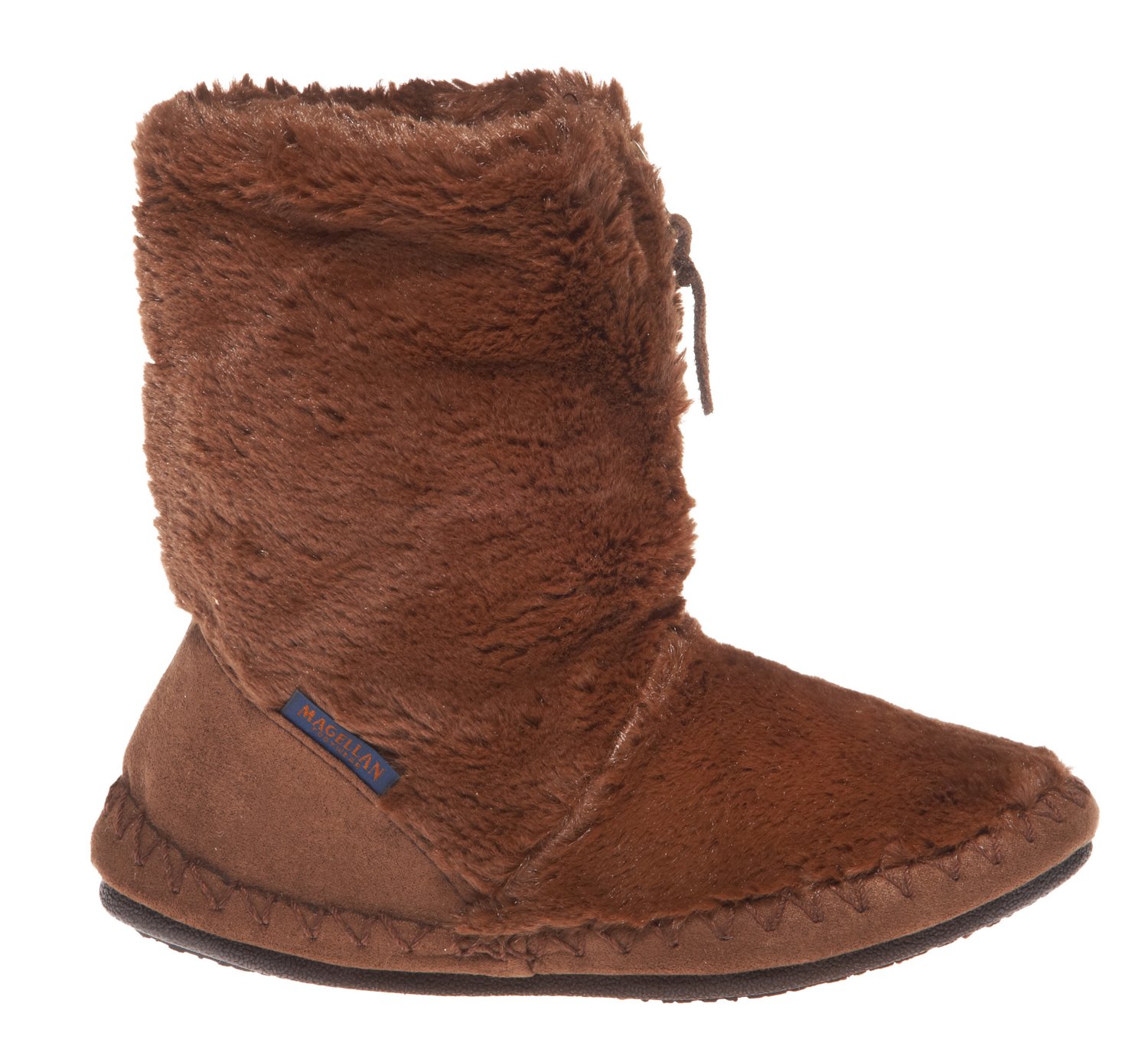 Magellan Outdoors Women's Fuzzy Zip Bootie Slippers