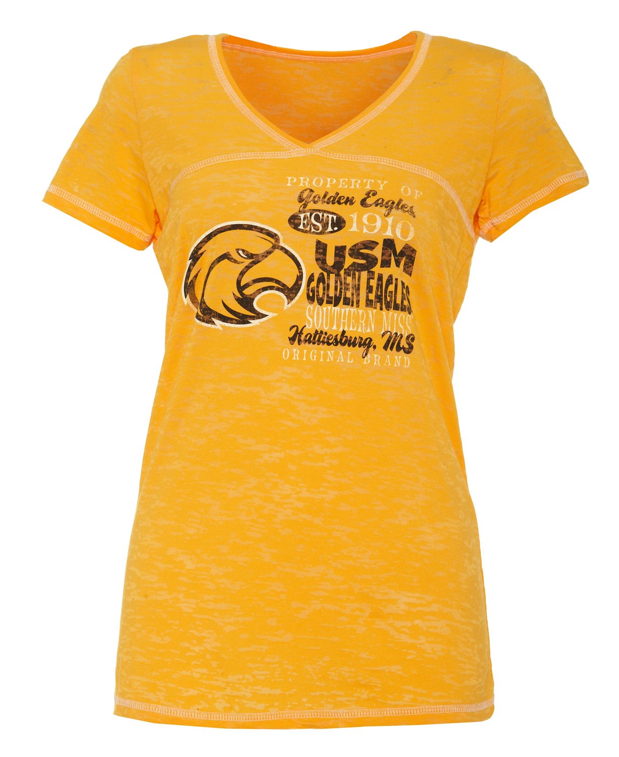 Step Ahead Blue 84 Women's Southern Mississipi Bo V-neck T-shirt