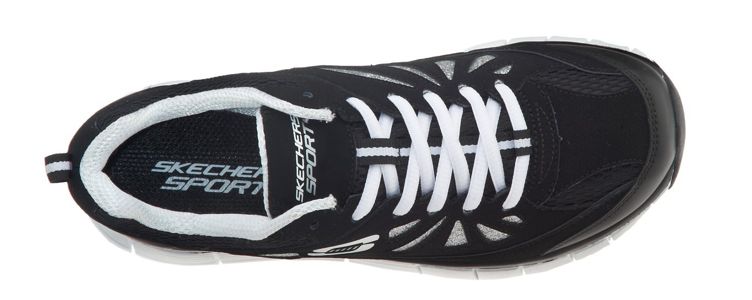 SKECHERS Women's Flex Fit Glamour Glitz Athletic Lifestyle Shoes thumbnail