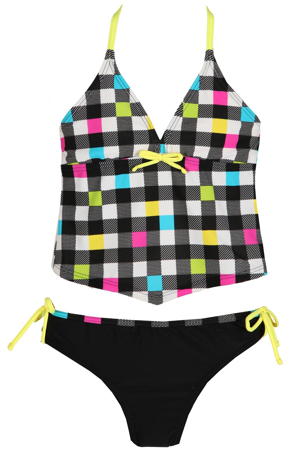 O'rageous® Girls' Check It Out Tankini