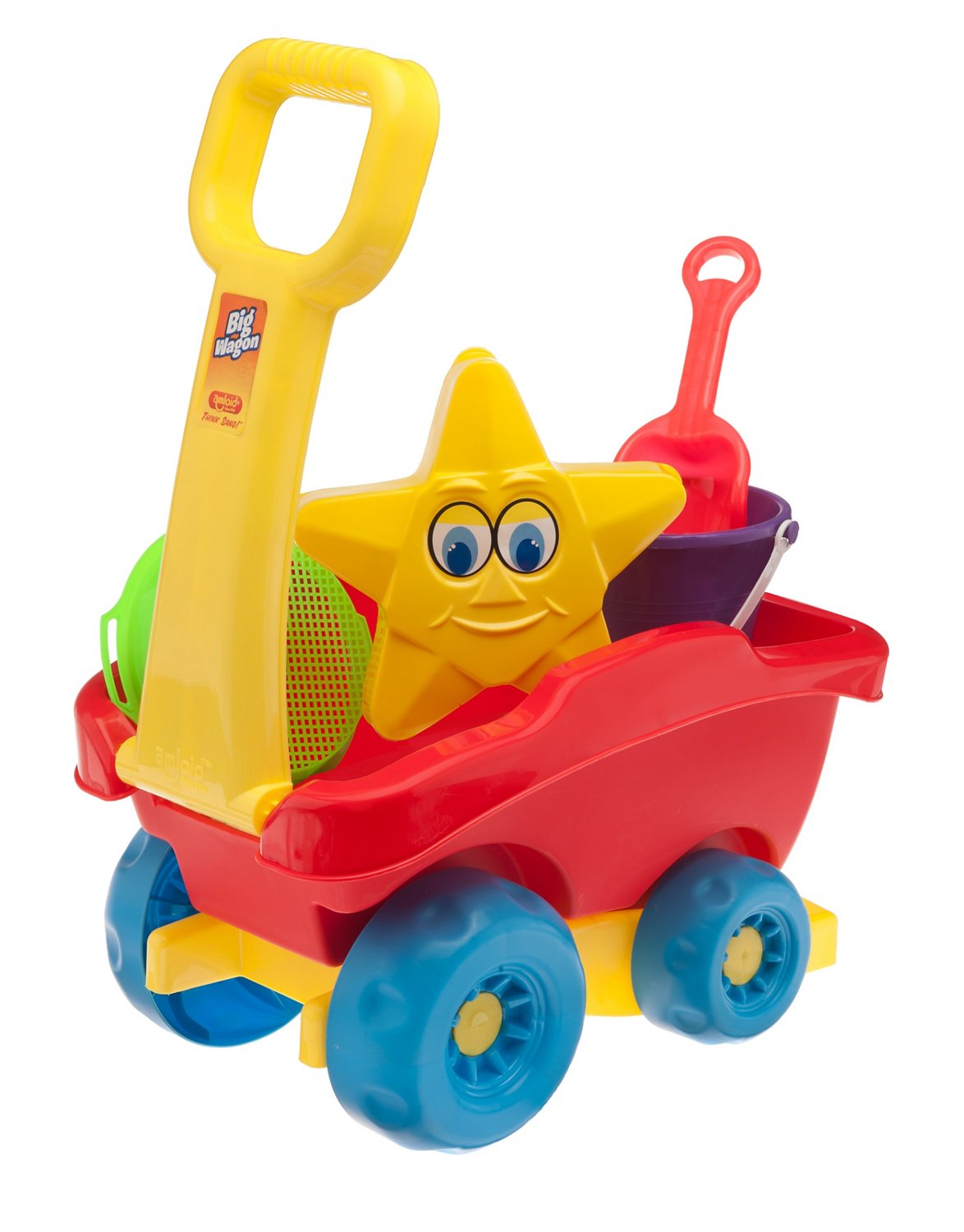 Amloid Big Beach 5-Piece Dump Truck and Wagon Set