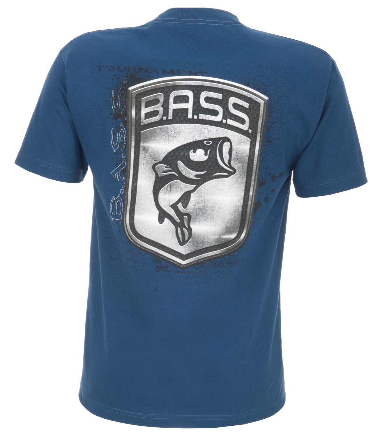Club Red Men's Bassmaster Metal Logo T-shirt