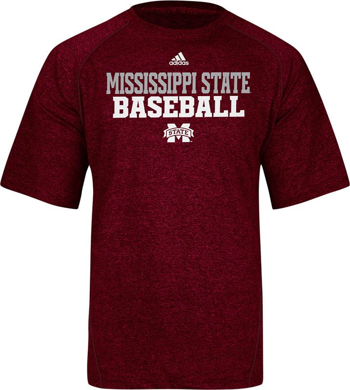 adidas Men's Mississippi State University Baseball Practice Graphic T-shirt