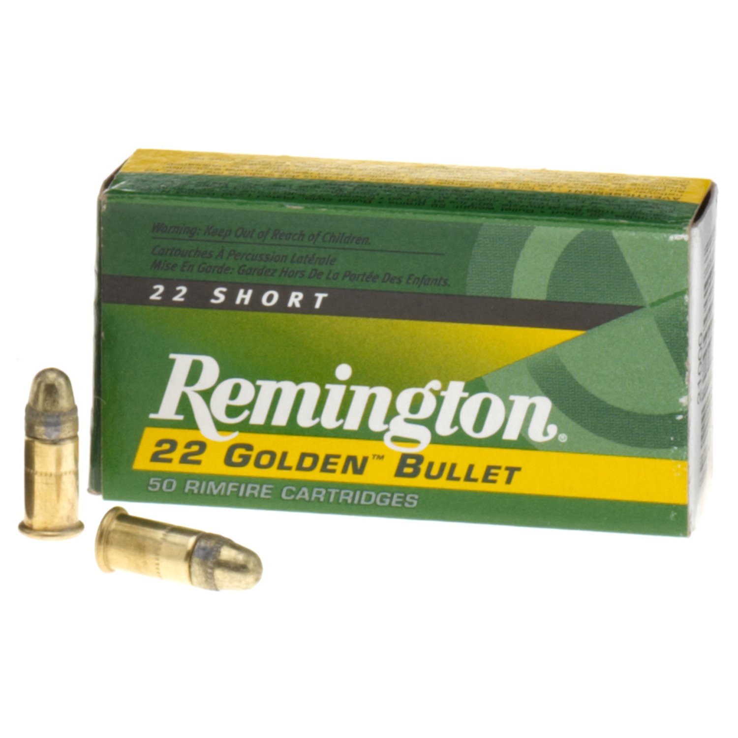 Remington Golden Bullet HP .22 Short 29-Grain Rimfire Rifle Ammunition