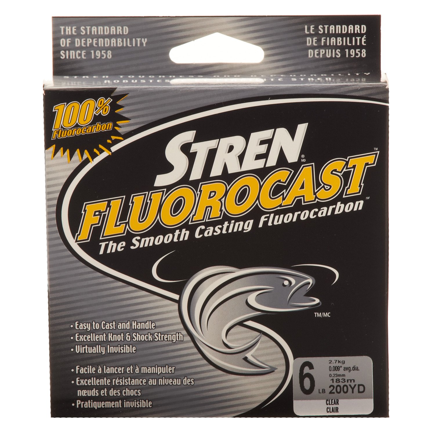 Stren® Fluorocast™ 6 lb. - 200 yards Fluorocarbon Fishing Line