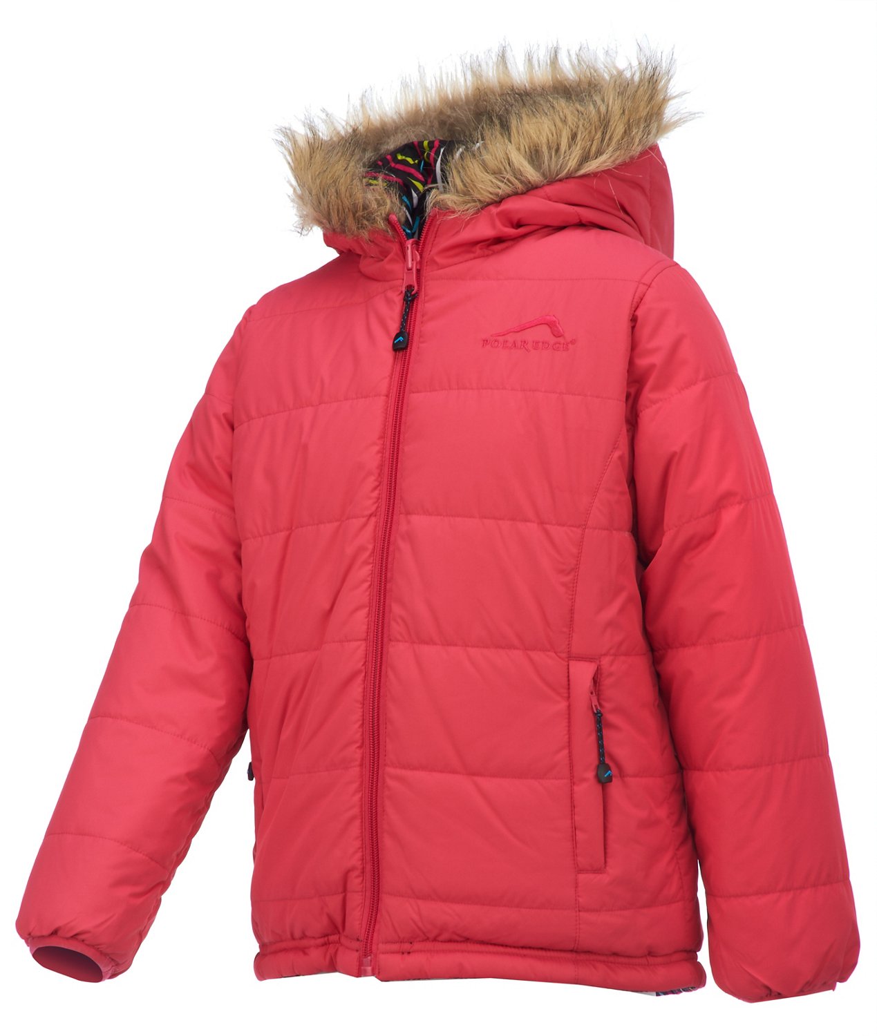 Polar Edge® Girls' Reversible Puffy Jacket